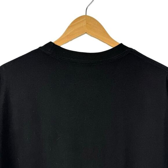 Christian Dior CD Icon T-Shirt Floral Embroidered Relaxed Fit Black Men's Large - Picture 6 of 16